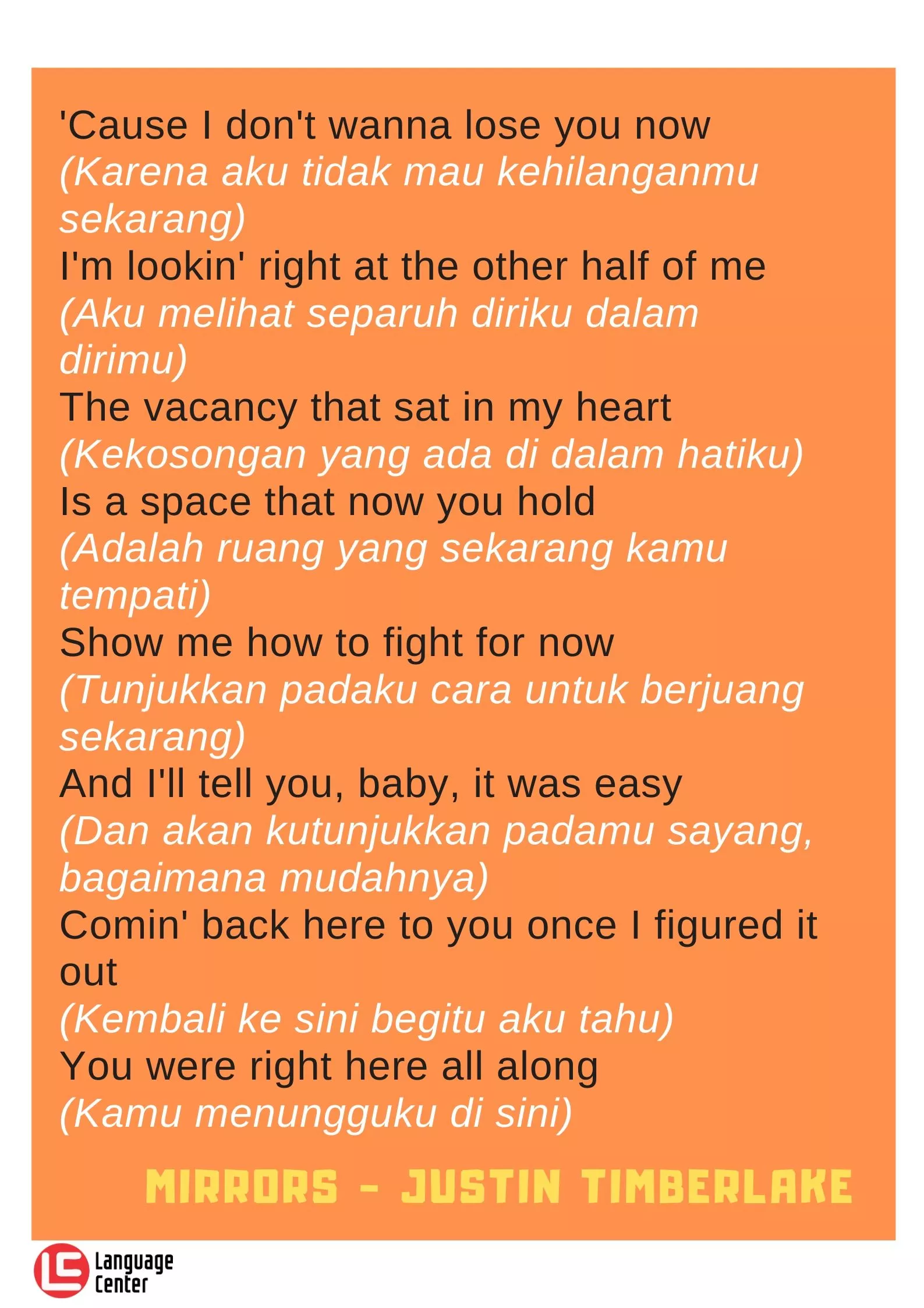 20 Rekomendasi Lagu Untuk Belajar Bahasa Inggris Kampung Inggris Lc