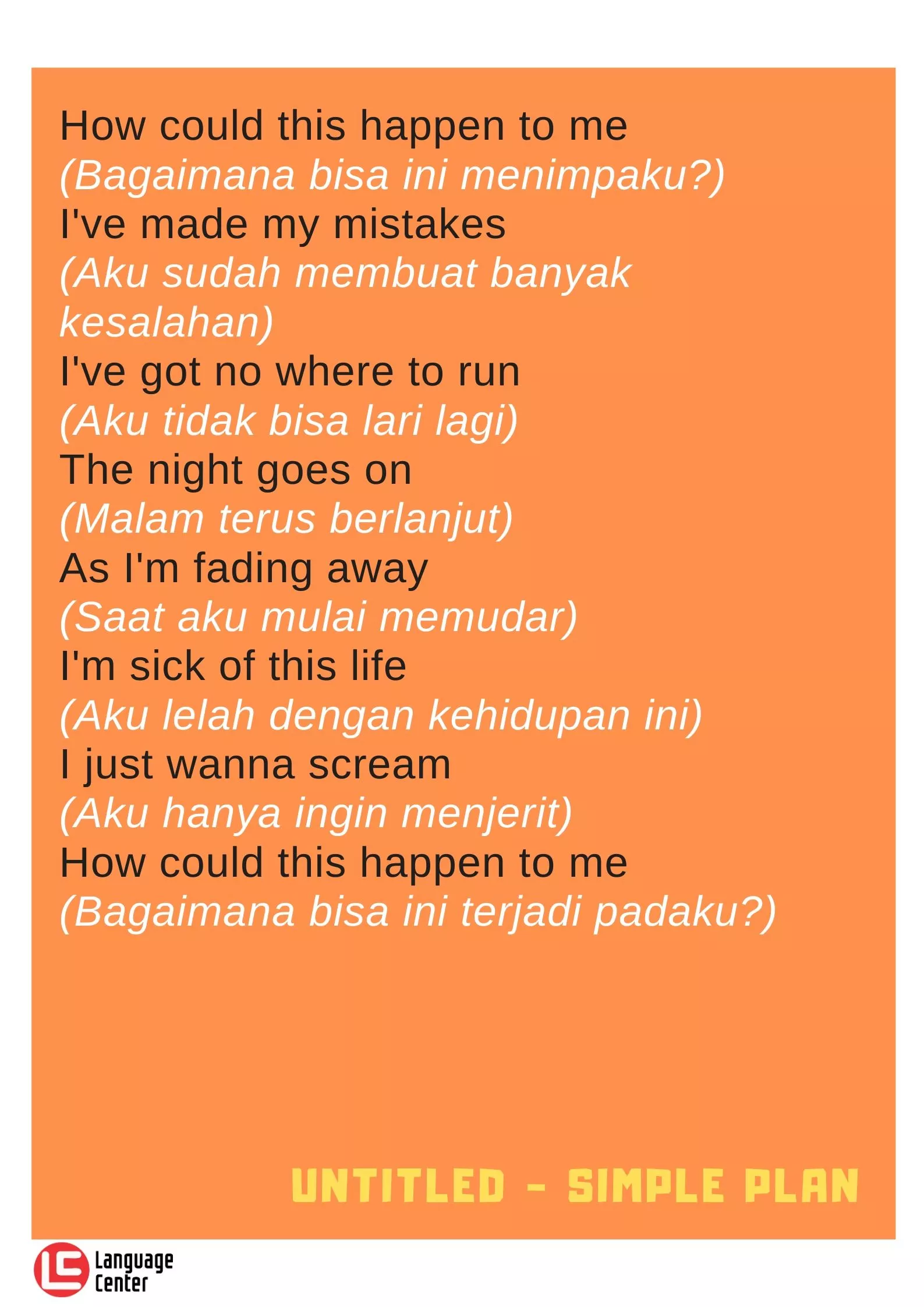 20 Rekomendasi Lagu Untuk Belajar Bahasa Inggris Kampung Inggris Lc