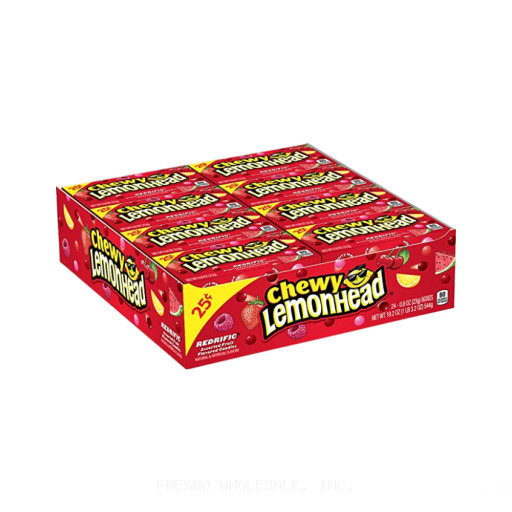 LEMONHEAD 24CT/.8Z CHEWY FRUIT MIX