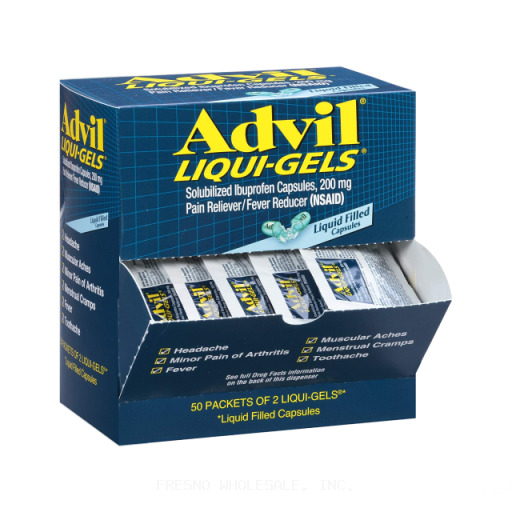 ADVIL 50CT LIQUID-GELS DISPLAY
