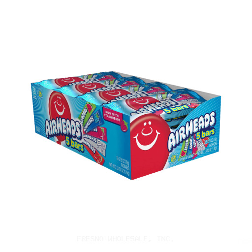 AIRHEADS 18CT/2.75Z 5 BARS ASSORTED