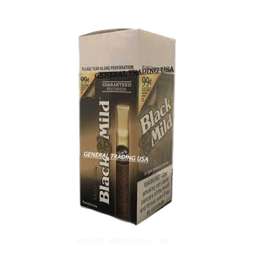 BLACK & MILD 25CT CIGARS WOOD TIP ORIGINAL