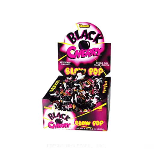CHARMS 48CT BLOW POP BLACK CHERRY(3888)
