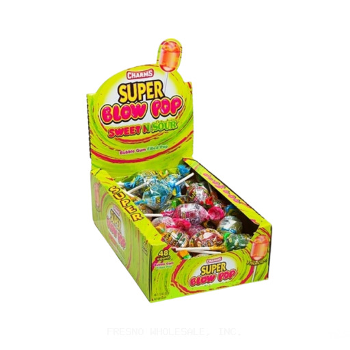 CHARMS 48CT POPS SWEET/SOUR(3708)