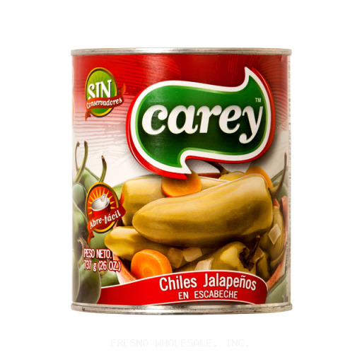 CAREY 12/12Z JALAPENO GREEN PICKLED SLICED PEPPERS