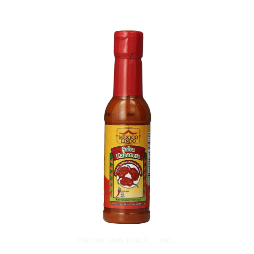 MEXICO LINDO 24/5Z SALSA HABANERO ROJO