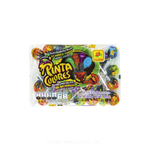 DE LA ROSA 50CT/19G PALETA PINTA COLORES