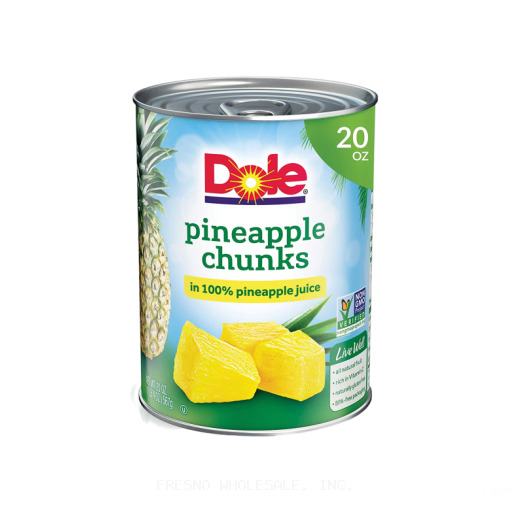 DOLE PINEAPPLE 12/20Z CHUNKS