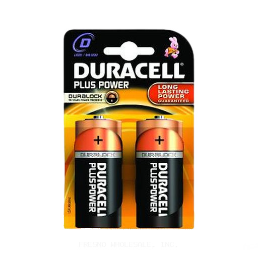DURACELL 2PK D SINGLE