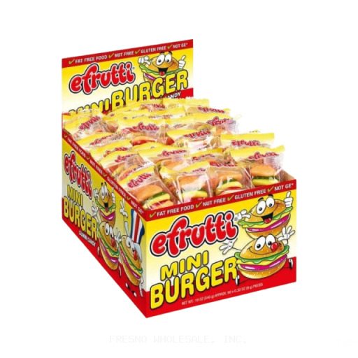 EFRUTTI 60CT GUMMI MINI BURGER