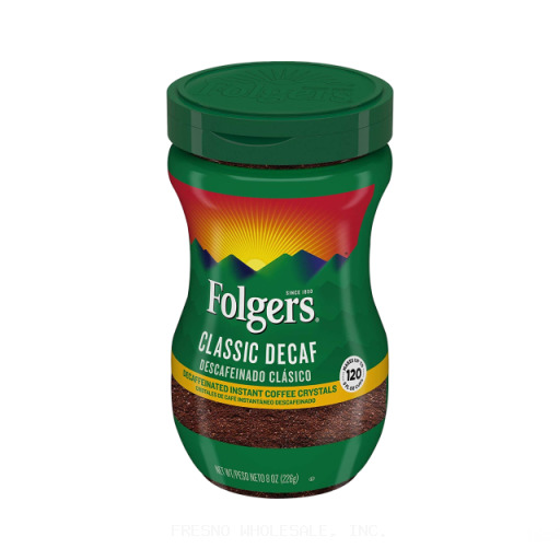 FOLGERS 6/8Z CLASSIC DECAF
