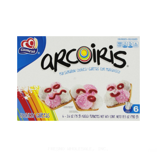 GAMESA 12/15Z ARCOIRIS MARSHMELOW