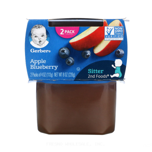 GERBER 8/2PK/4Z 2ND APP/BLUB