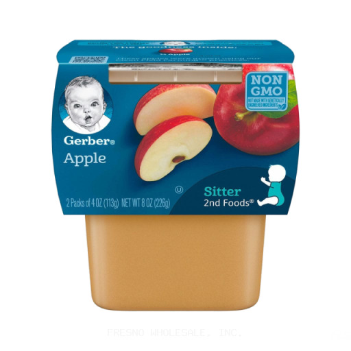 GERBER 8/2PK/4Z 2ND APPLES