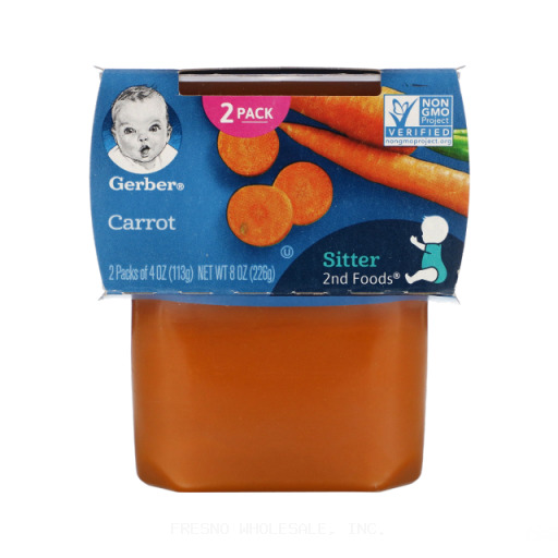 GERBER 8/2PK/4Z 2ND CARROTS