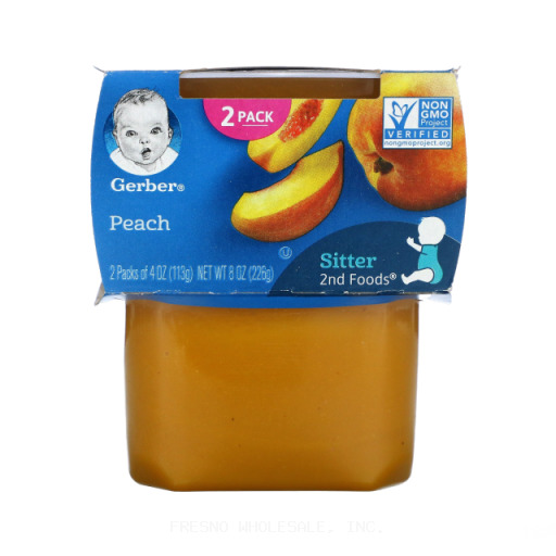 GERBER 8/2PK/4Z 2ND PEACH