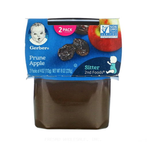 GERBER 8/2PK/4Z 2ND PRUNE/APPLE