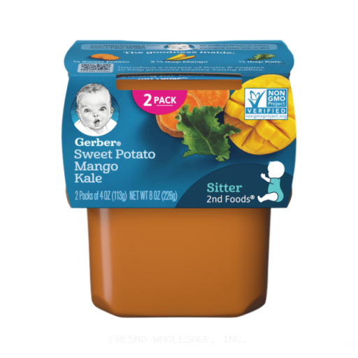 GERBER 8/2PK/4Z 2ND SWEET/POTATO