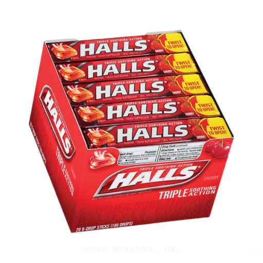 HALLS 20CT CHERRY