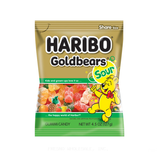 HARIBO 12/4.5Z SOUR GOLDBEARS