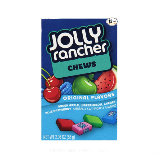JOLLY RANCHER ROPES 12/6Z WATRML/APPLE