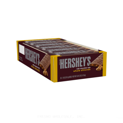 HERSHEY RS 36CT MILK CHOCOLATE WITH ALMONDS