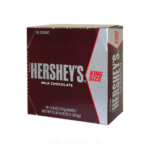 HERSHEY KS 18CT MILK CHOCOLATE