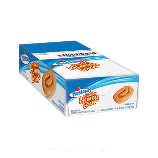 HOSTESS 6/4Z JUMBO HONEY BUNS GLAZED