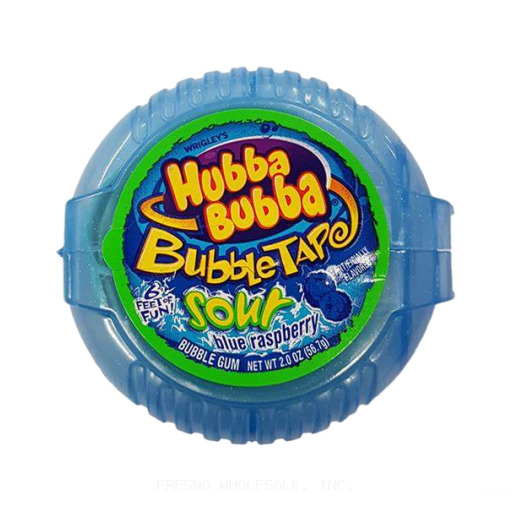 HUBBA BUBBA TAPE 12/2Z SOUR BLUE RASPBERRY