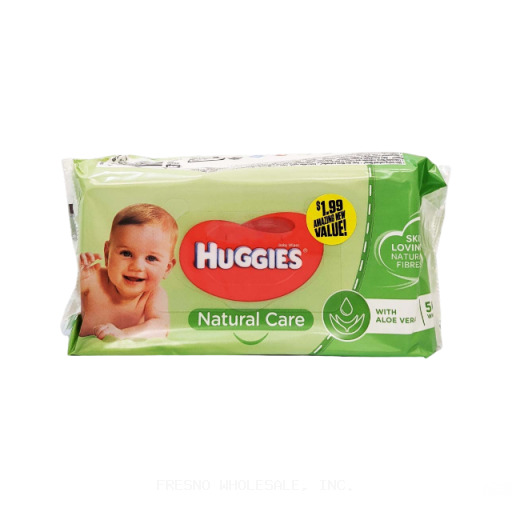 HUGGIES 56CT BABY WIPES NATURAL CARE