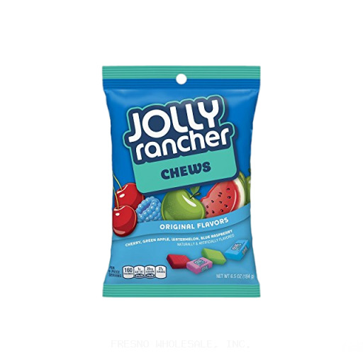 JOLLY RANCHER BAGS 12/6.5Z GUMMIES SOUR AWESOME REDS