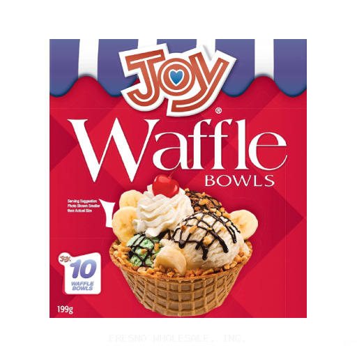 JOY 12/10CT WAFFLE BOWLS