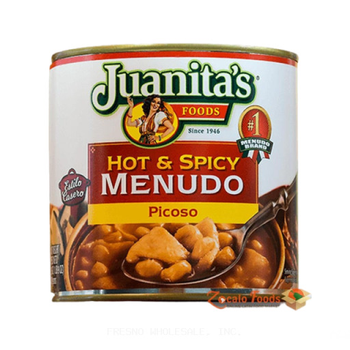 JUANITAS 12/25Z MENUDO HOT & SPCY