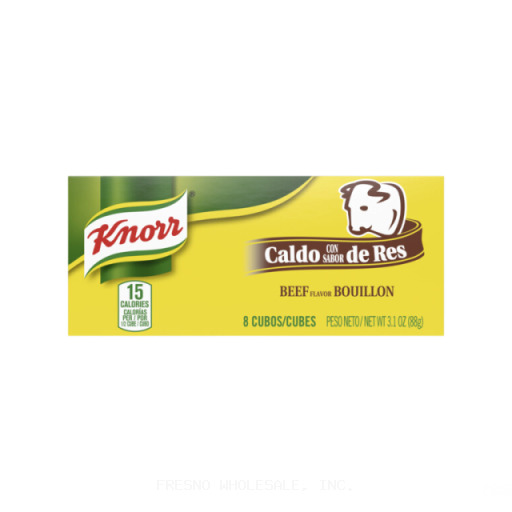 KNORR CUBE 24/8Z  BOUILLON WITH BEEF