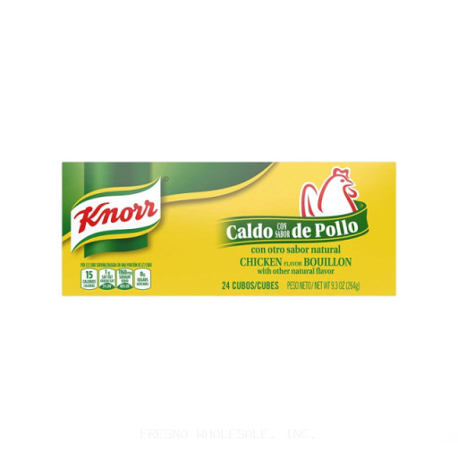 KNORR CUBE 24/8Z  BOUILLON WITH CHICKEN