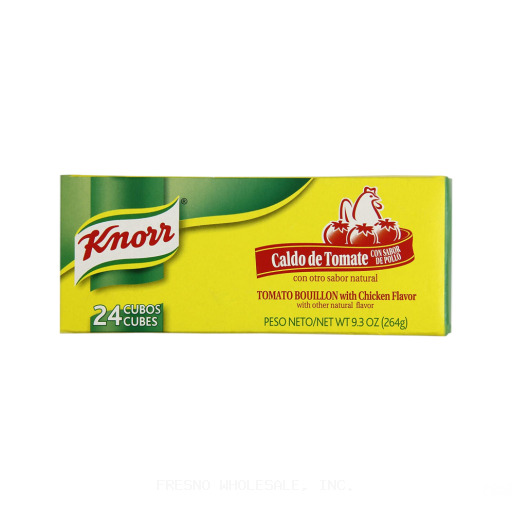 KNORR CUBE 24/8Z TOMATO BOUILLON WITH CHICKEN