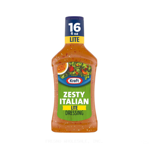 KRAFT 6/16Z ZESTY ITALIAN FAT FREE