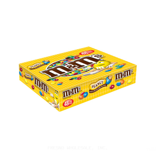 M&M RS 48CT PEANUT MILK CHOCOLATE