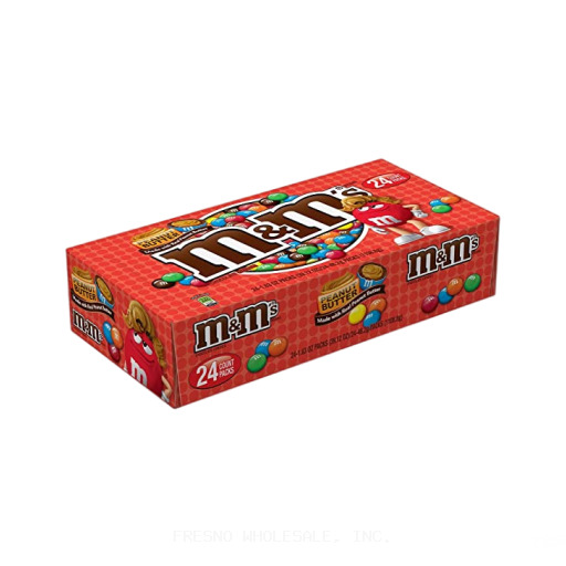 M&M KS 24CT PEANUT BUTTER