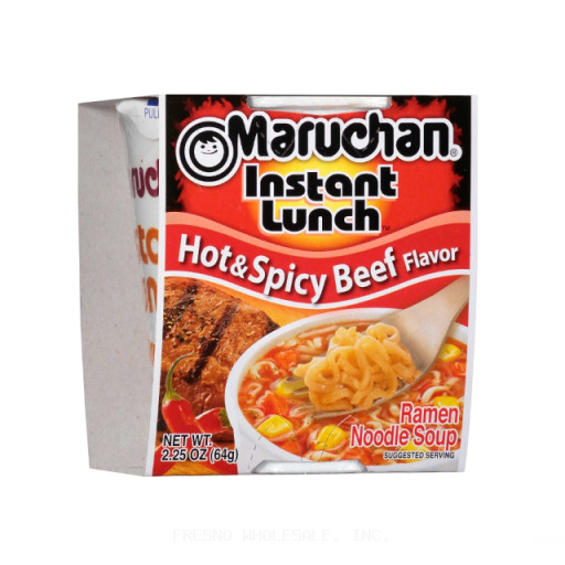 MARUCHAN CUP 12/2.2Z HOT/SPICY BEEF(100142)