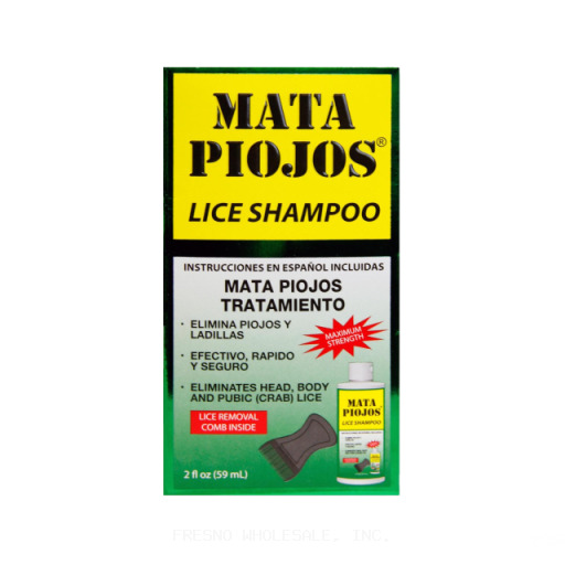 MATA PIOJOS 1/2Z LICE SHAMPOO