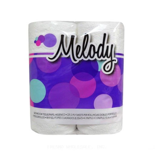 MELODY 24/4-225CT BATHROOM TISSUE