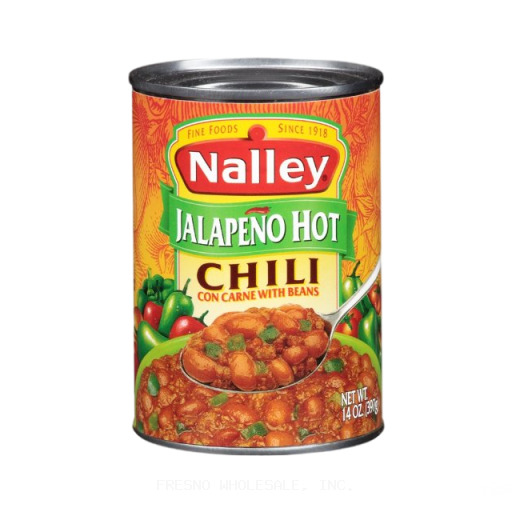 NALLEY 24/14Z JALAPENO HOT CON CARNE W/BEANS
