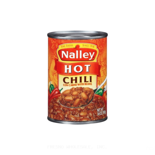 NALLEY 24/14Z HOT CHILI CON CARNE WITH BEANS