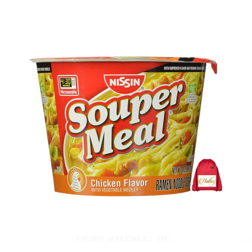 NISSIN SOUPER 6/4Z MEAL CHICKEN