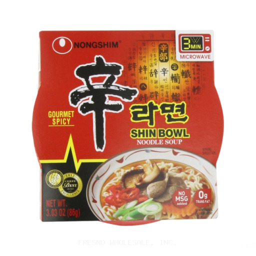 NONGSHIM BOWL 12/3Z HOT & SPICY