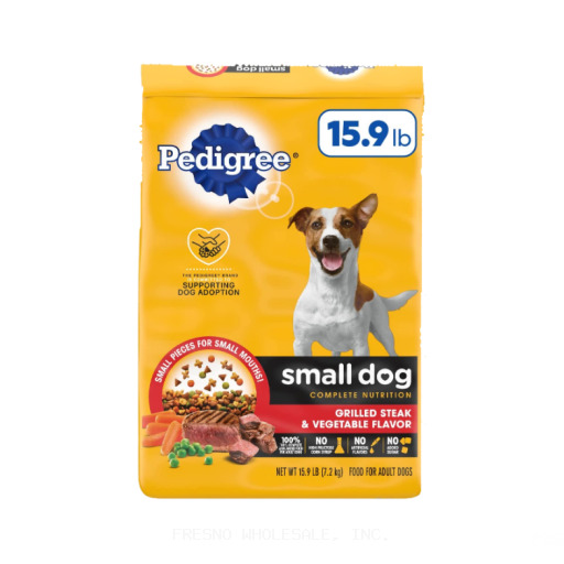 PEDIGREE 4/3.5LB SMALL DOG GRILLED STEAK & VEGETABLE