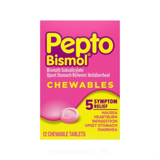 PEPTO BISMOL 12CT CHEWABLES