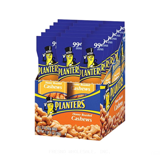 PLANTER 1.5Z HONEY ROST CASHEW