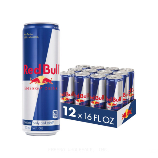 RED BULL 12/16Z ENERGY REGULAR